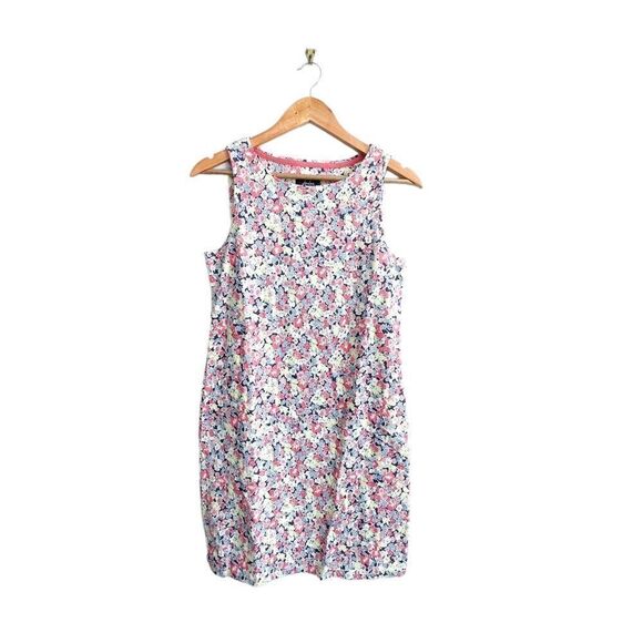 Joules Riva Floral Shift Dress Navy Ditsy Cotton Women's 6 NWT Pull On - Picture 2 of 10